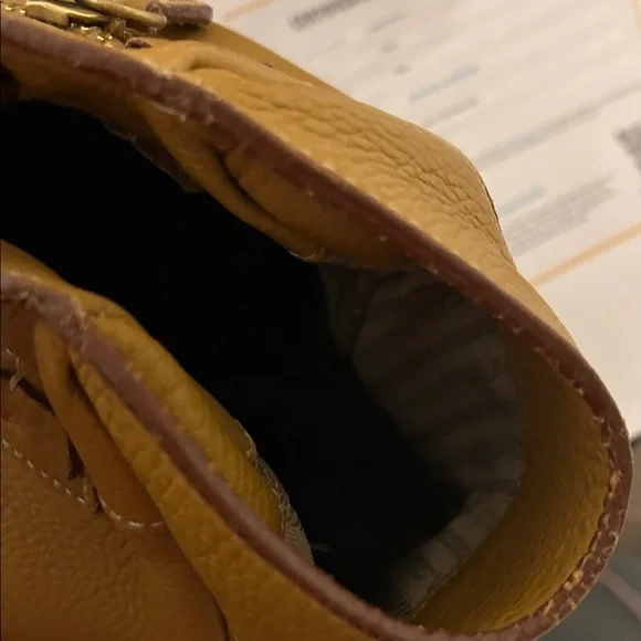 Prada Mustard Yellow Leather Shoulder Bag - Picture 8 of 14